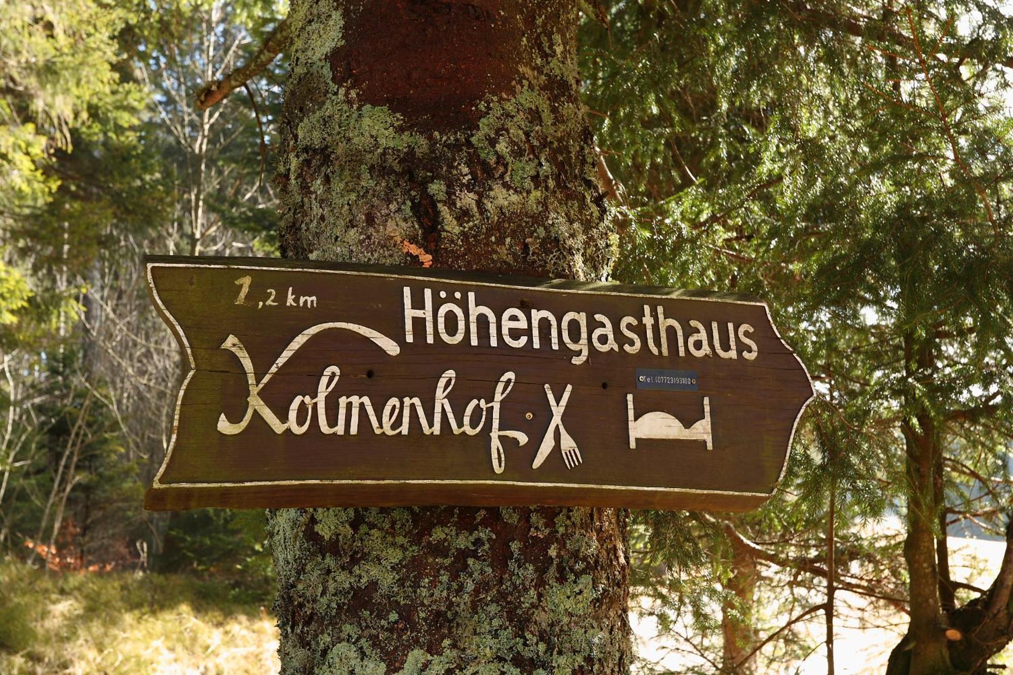 Hoehengasthaus Kolmenhof An Der Donauquelle Furtwangen Dış mekan fotoğraf