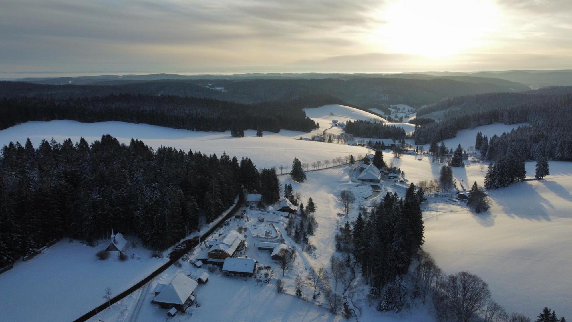 Hoehengasthaus Kolmenhof An Der Donauquelle Furtwangen Dış mekan fotoğraf