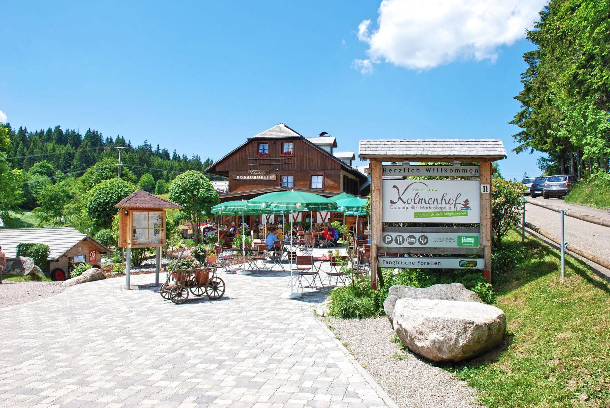 Hoehengasthaus Kolmenhof An Der Donauquelle Furtwangen Dış mekan fotoğraf